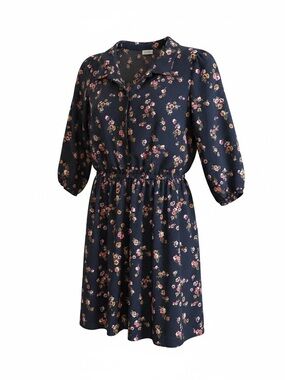 Cherokee Women's Navy and Blue Dress